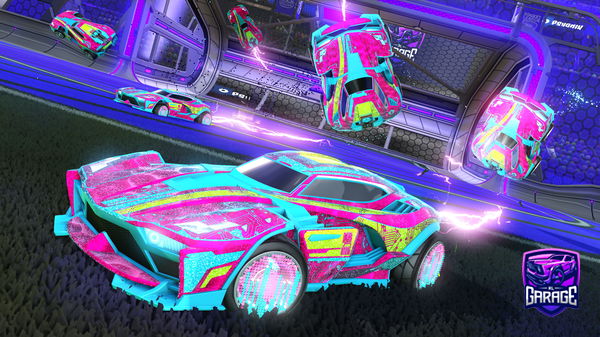 A Rocket League car design from Majkel_777