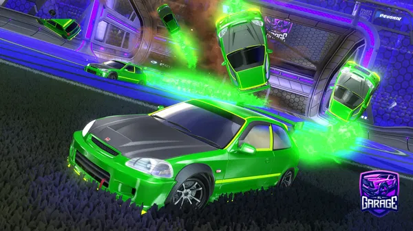 A Rocket League car design from htany