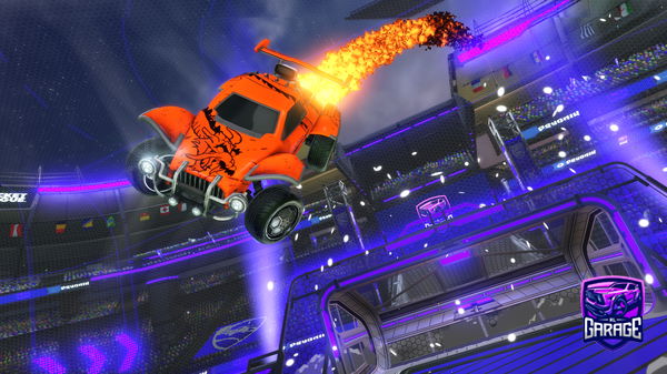 A Rocket League car design from Roy038