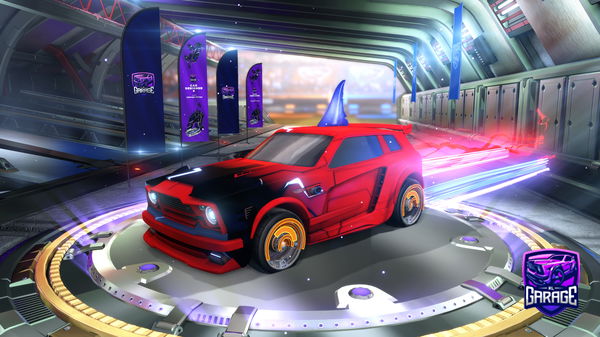 A Rocket League car design from UnderZombie001