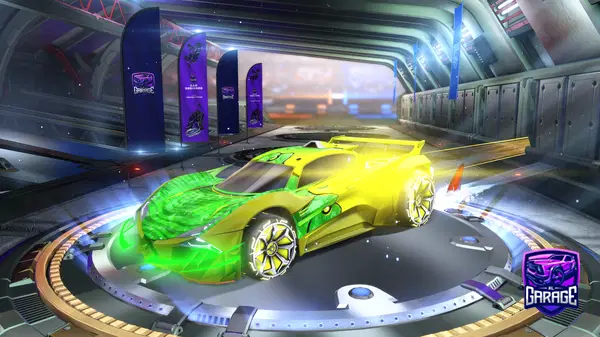 A Rocket League car design from chickennugget321