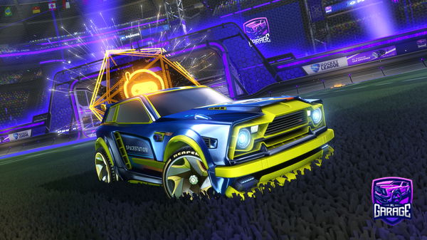 A Rocket League car design from Skeleton69