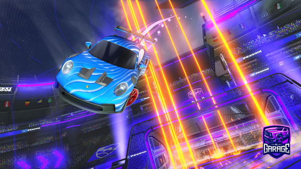 A Rocket League car design from WolfDan20