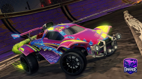 A Rocket League car design from -GHXSTLY-