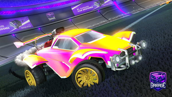 A Rocket League car design from HollyRL