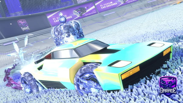 A Rocket League car design from Hazdog1000