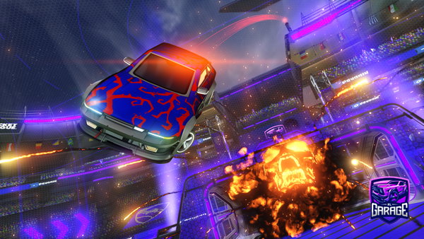 A Rocket League car design from Smiley_RL
