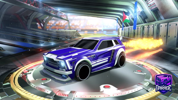 A Rocket League car design from LOLUDED