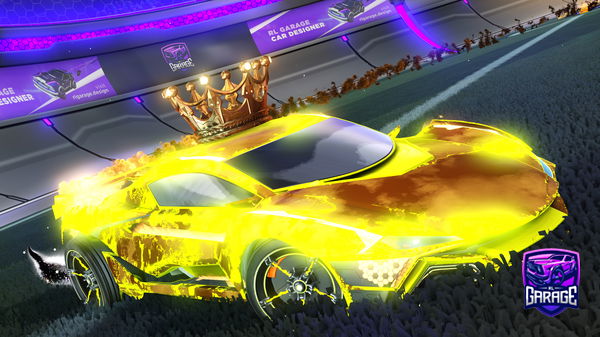 A Rocket League car design from Thiago237