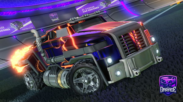 A Rocket League car design from HELL78