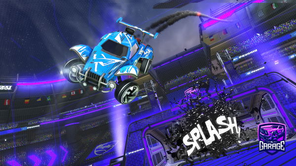 A Rocket League car design from slowarno