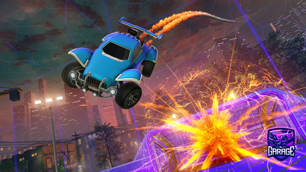 A Rocket League car design from xwaay