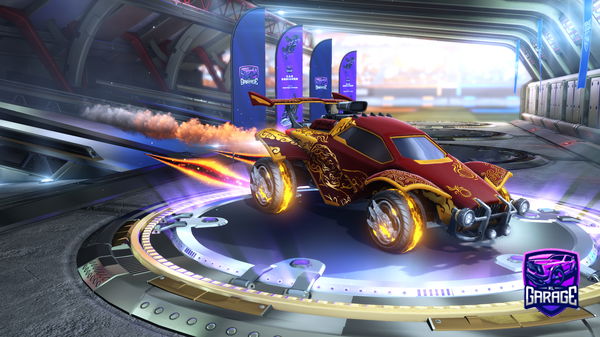 A Rocket League car design from toondaz88