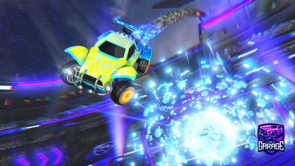 A Rocket League car design from SpectralE001