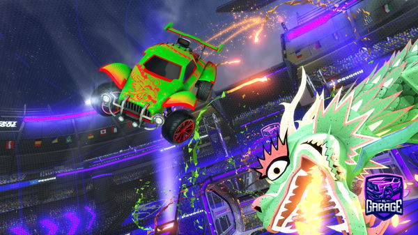 A Rocket League car design from RLPSYCHORL