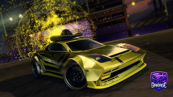 A Rocket League car design from -Mouni-