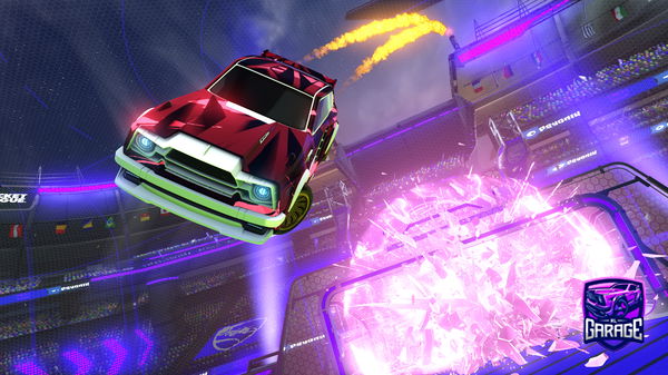 A Rocket League car design from RepeatSyphe123qwe