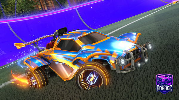 A Rocket League car design from ZeusBEE