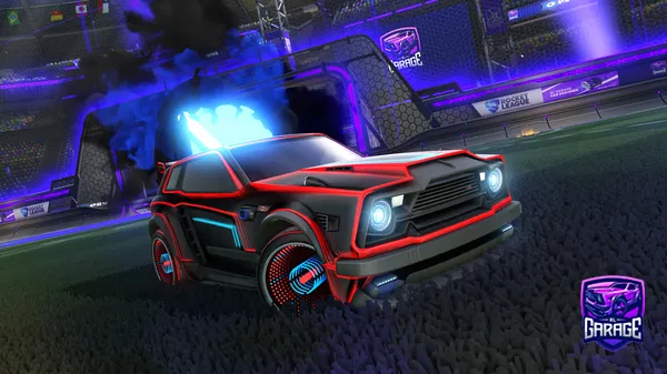 A Rocket League car design from Becienzo88