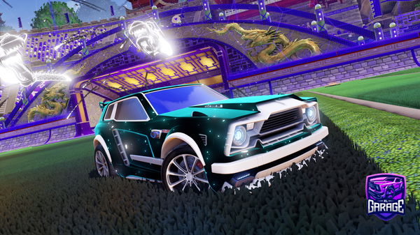 A Rocket League car design from OrangeJuice923