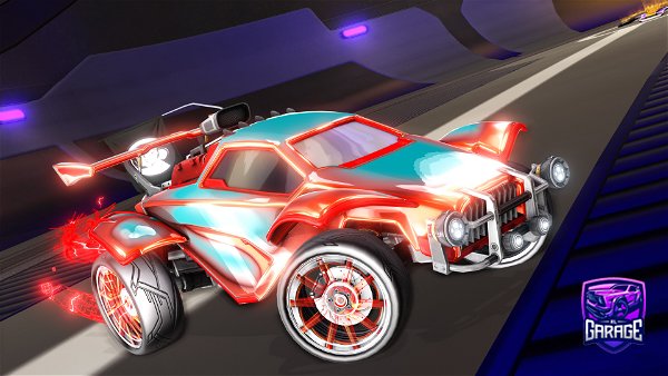 A Rocket League car design from Octy2