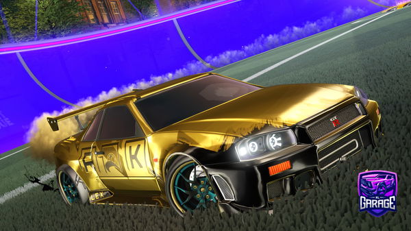 A Rocket League car design from saldainis