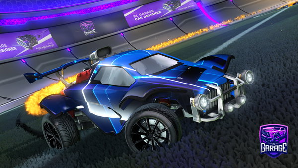 A Rocket League car design from obanaionbankai
