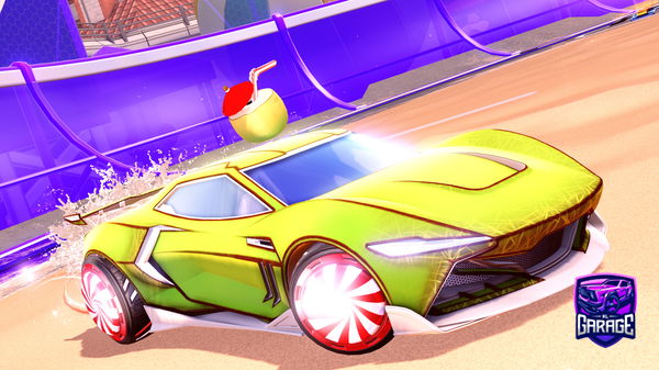 A Rocket League car design from TylerProo