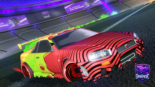 A Rocket League car design from ROBOB123123