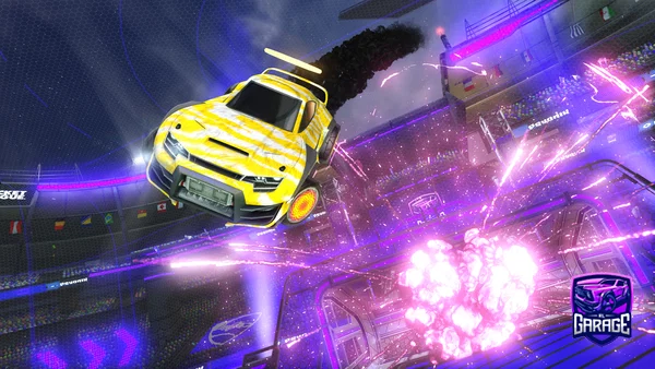 A Rocket League car design from goddievale