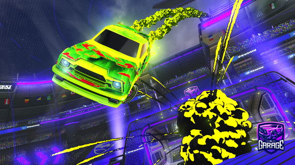 A Rocket League car design from Rhysmylo