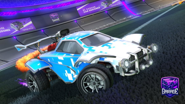A Rocket League car design from FlexYT0_