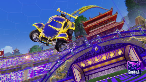 A Rocket League car design from LLyusic