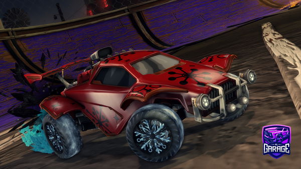 A Rocket League car design from Synxty