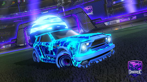 A Rocket League car design from Snipz6