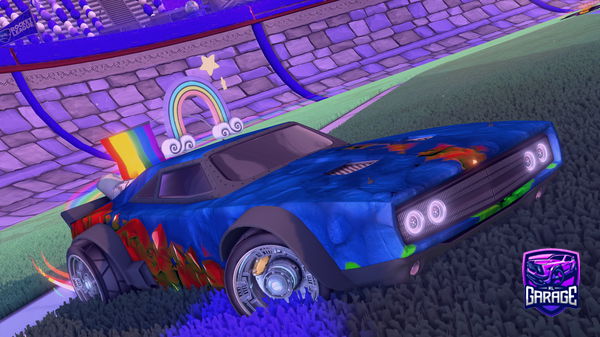 A Rocket League car design from King_God2010