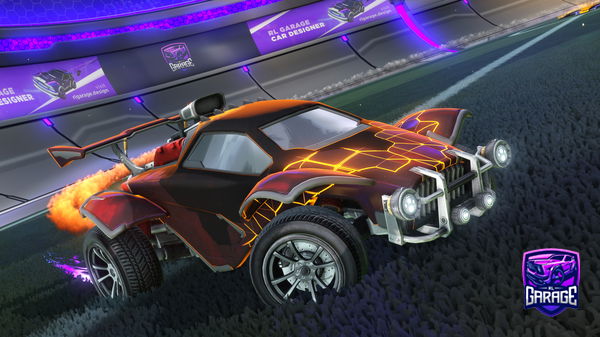 A Rocket League car design from Tetito_9