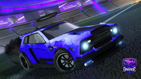 A Rocket League car design from stova