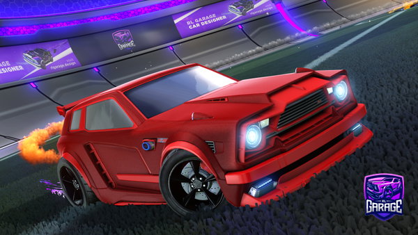 A Rocket League car design from VselBicho