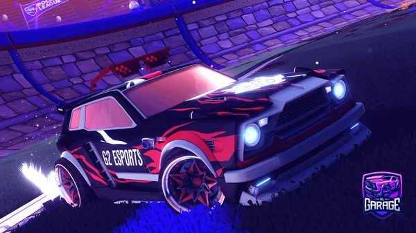 A Rocket League car design from sh4rkyttv_