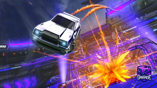 A Rocket League car design from aquaontop