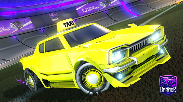 A Rocket League car design from SquirtleTM
