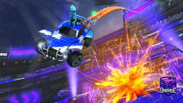 A Rocket League car design from teloph