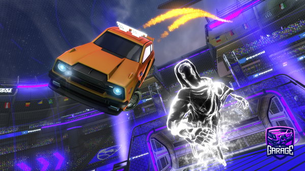 A Rocket League car design from WantedTWoctane