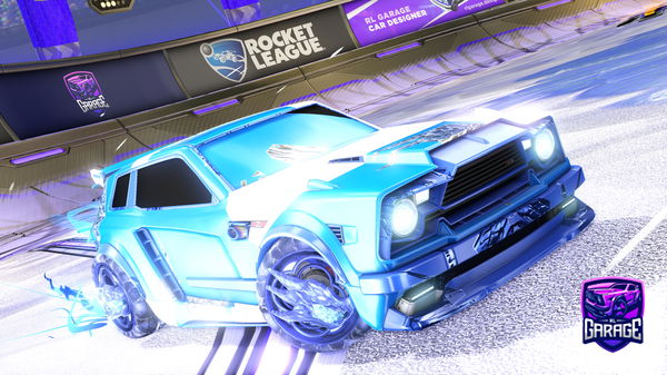 A Rocket League car design from FireSchorcher