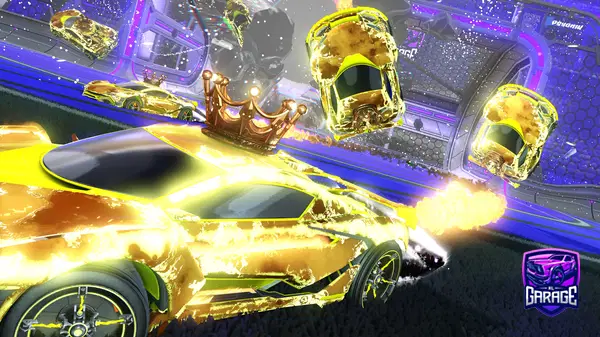 A Rocket League car design from Thiago237