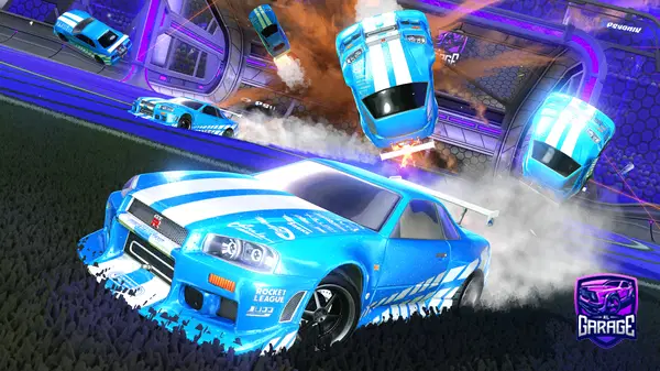 A Rocket League car design from Fl1xxyJG