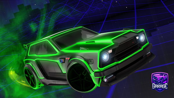 A Rocket League car design from PowerfulFlea441