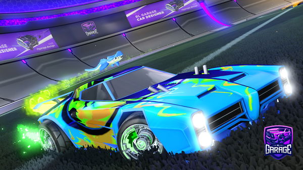 A Rocket League car design from brettmarsbar