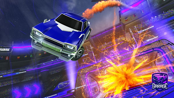 A Rocket League car design from nzmedia